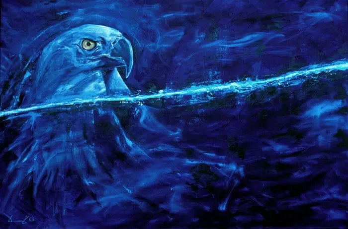 Painting from David Dvorsky named The Airline