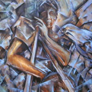 Painting from David Dvorsky named The Archangel