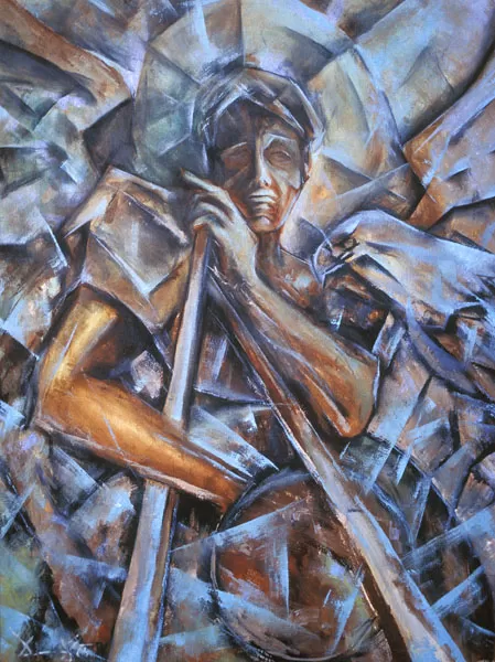Painting from David Dvorsky named The Archangel