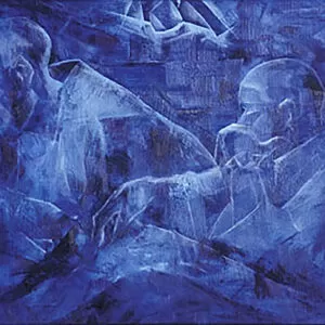 Painting from David Dvorsky named The Alien