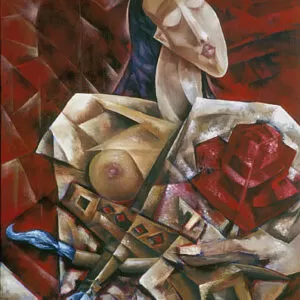 Painting from David Dvorsky named The Muse