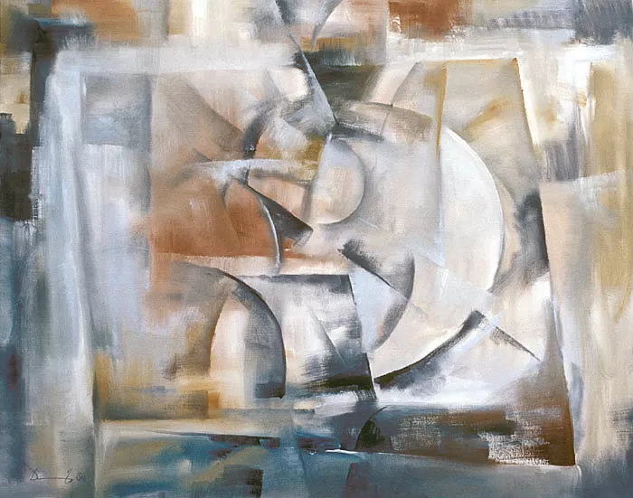 Painting from David Dvorsky named The morning coffee