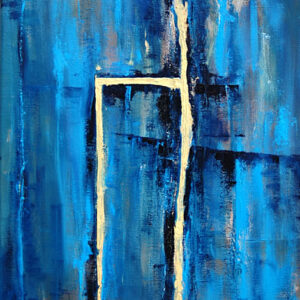 Painting from David Dvorsky named In the rain