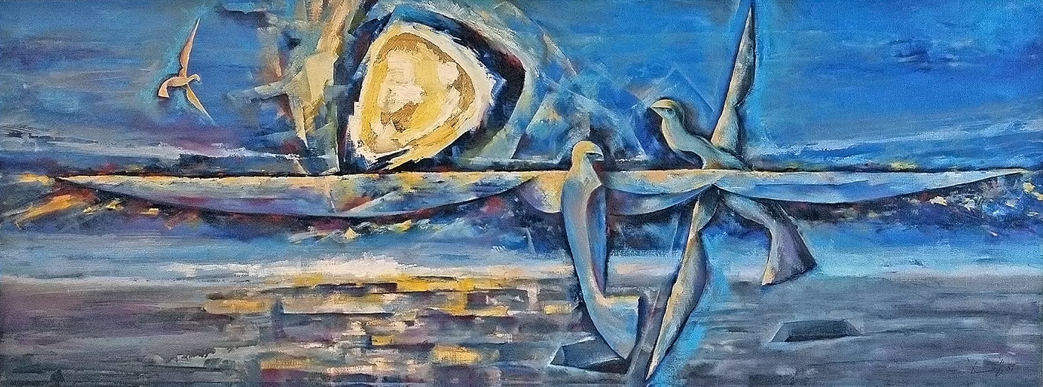 Painting from David Dvorsky named The new world