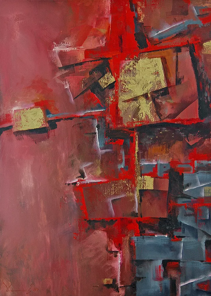 Painting from David Dvorsky named The africana