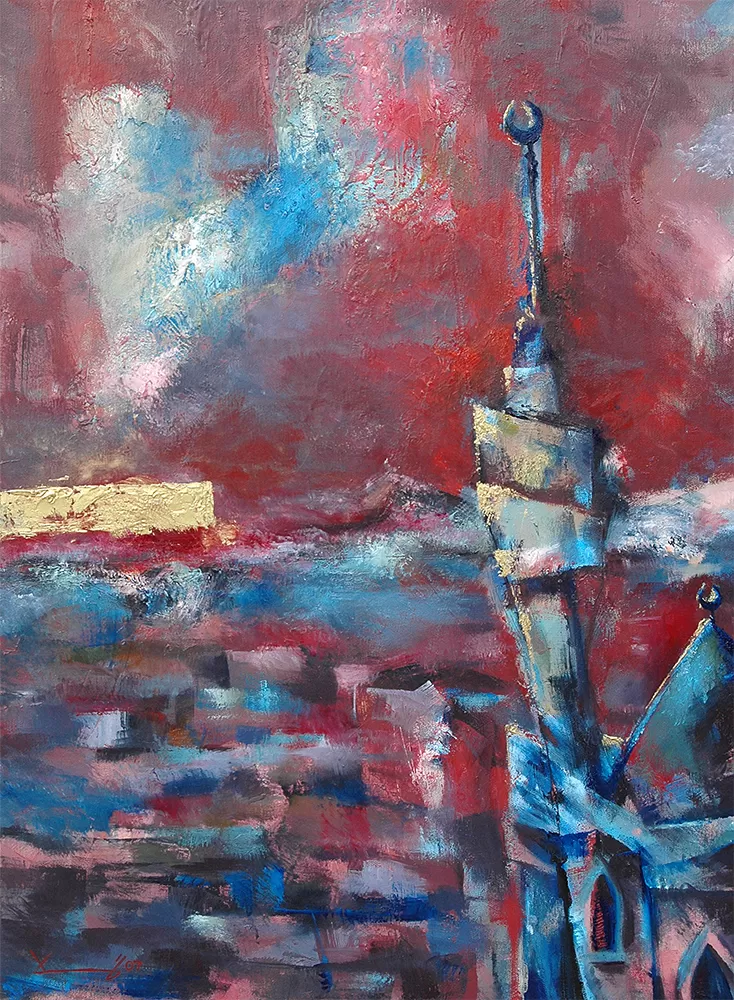 Painting from David Dvorsky named Suez