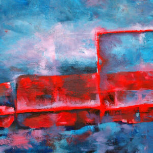 Painting from David Dvorsky named The bloodline III.