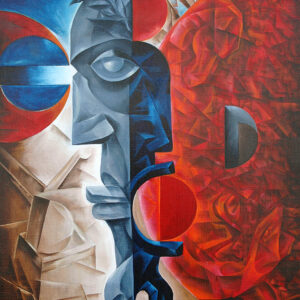 Painting from David Dvorsky named The enlightened