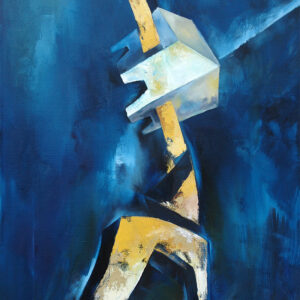 Painting from David Dvorsky named The analogy II.