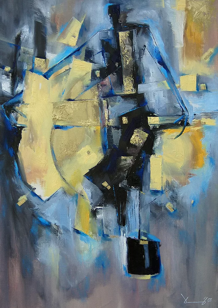 Painting from David Dvorsky named Mammon