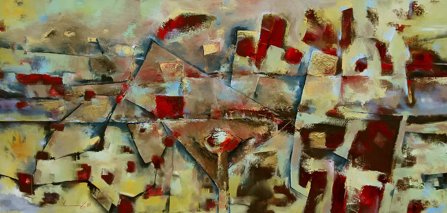 Painting from David Dvorsky named The alchemy I.