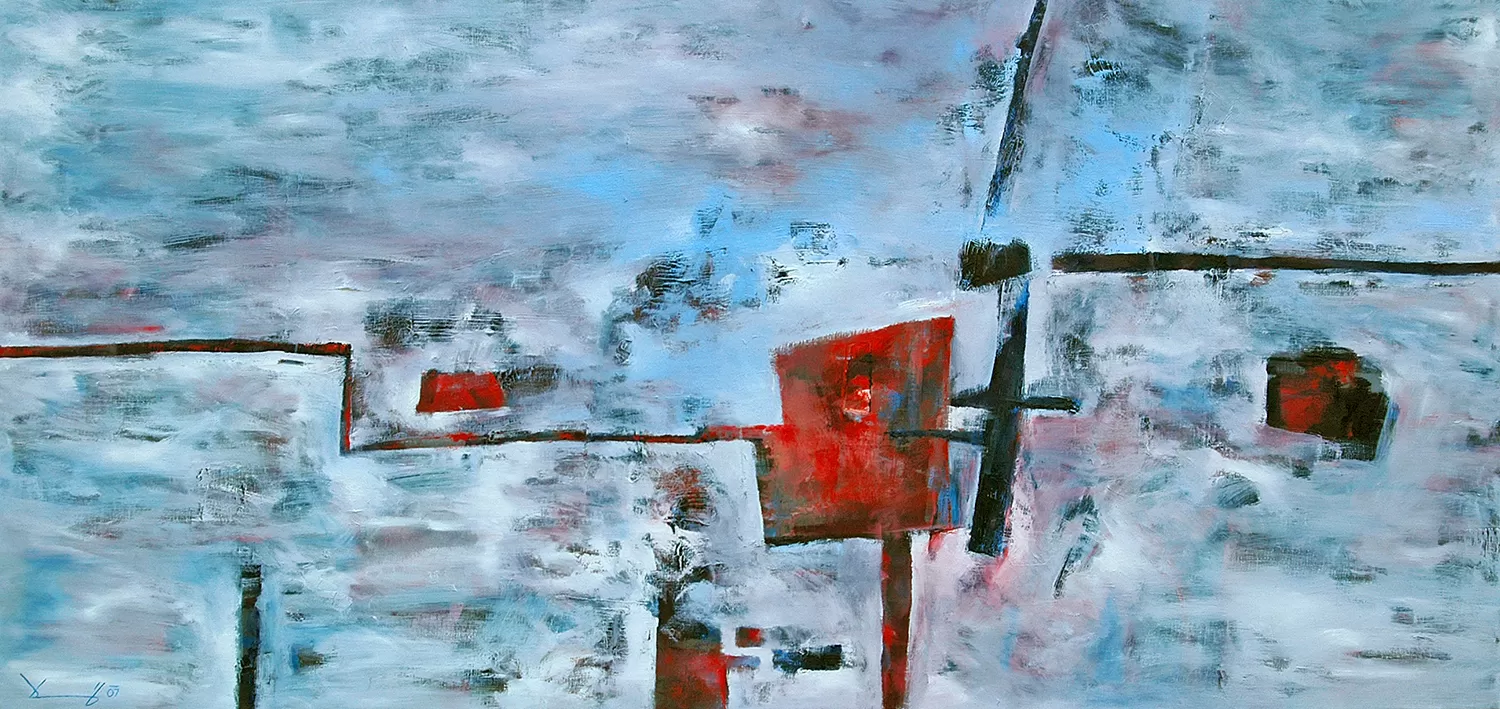 Painting from David Dvorsky named The oxygen