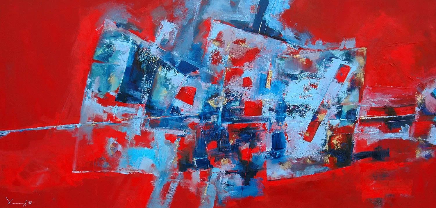 Painting from David Dvorsky named The alchemy I.