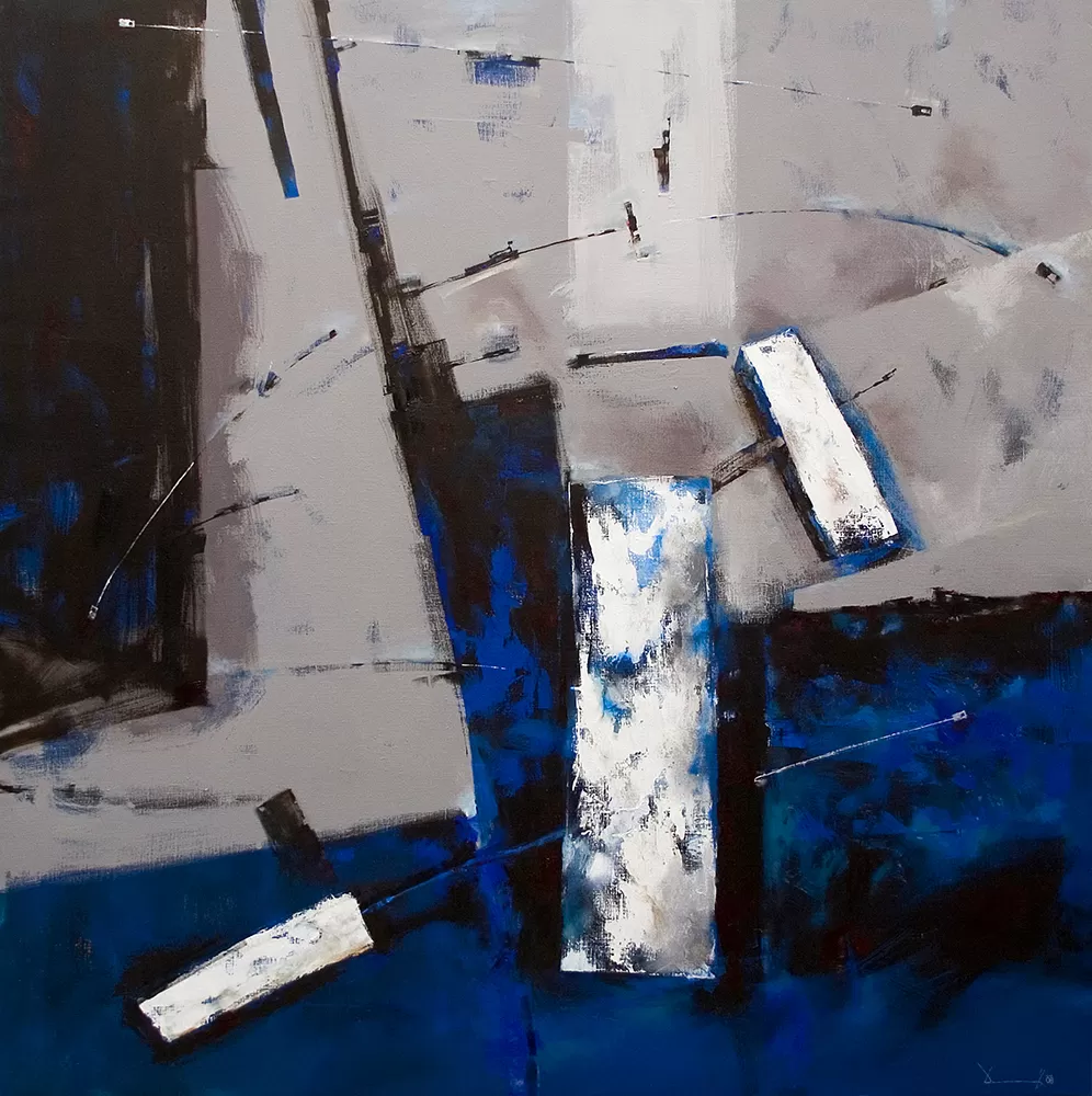 Painting from David Dvorsky named The jet lag