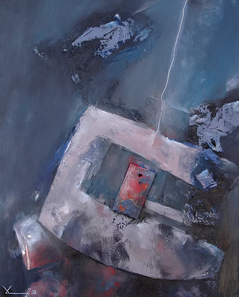 Painting from David Dvorsky named The seventh seal