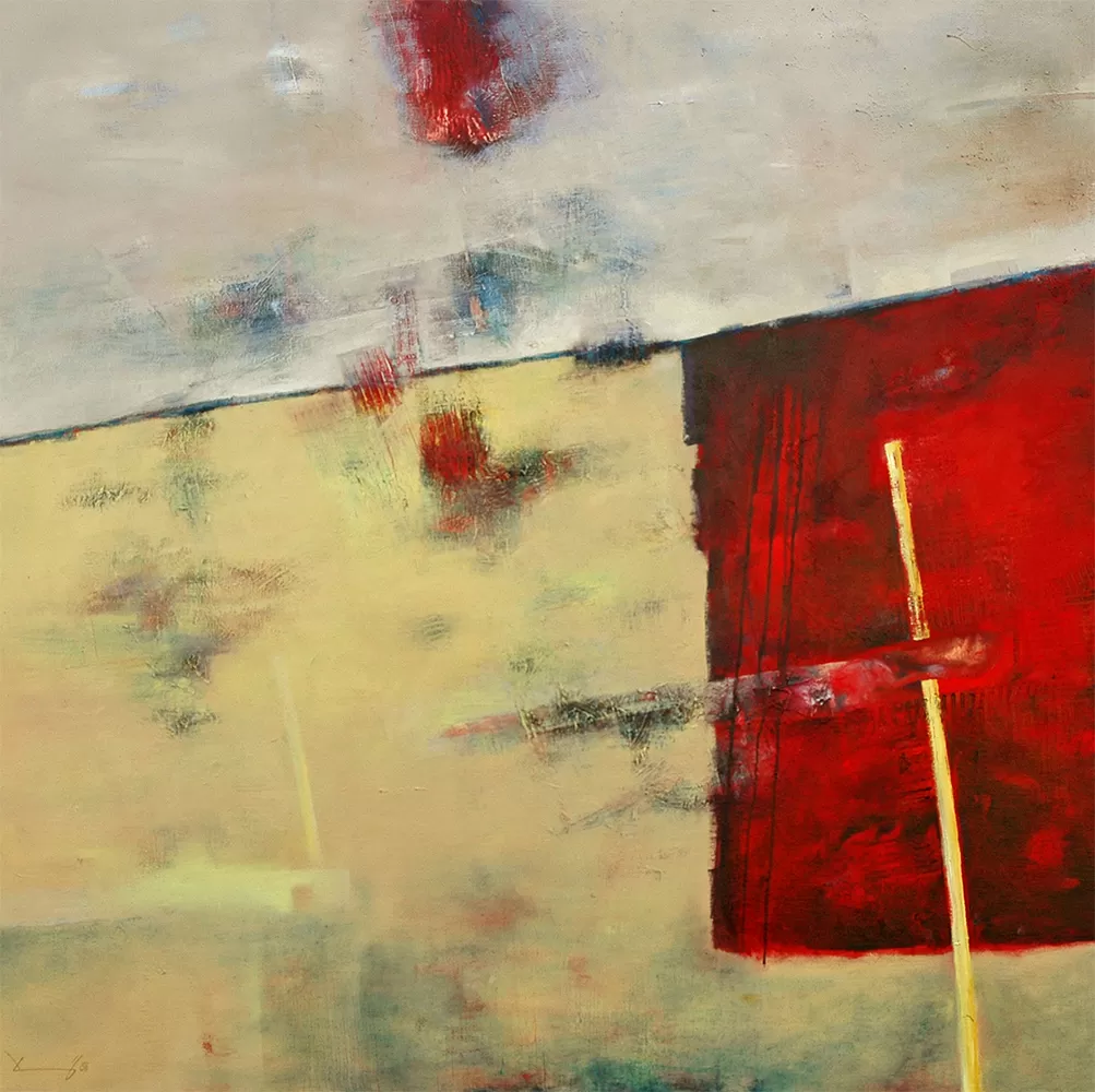 Painting from David Dvorsky named Henosis II.