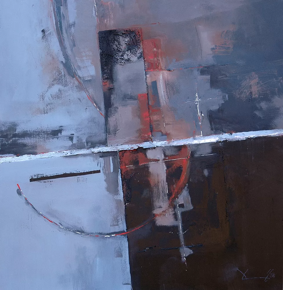 Painting from David Dvorsky named The clown