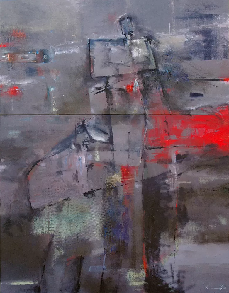 Painting from David Dvorsky named The amnesia