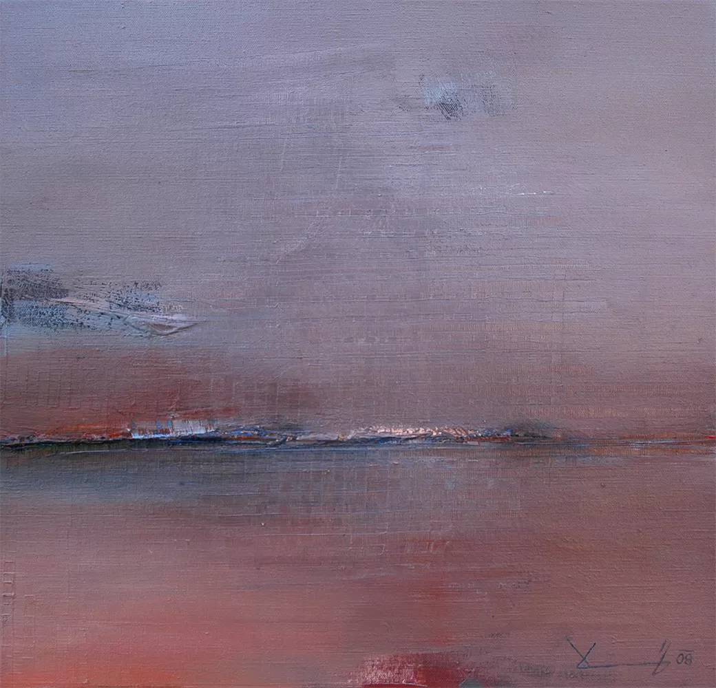 Painting from David Dvorsky named The promised land