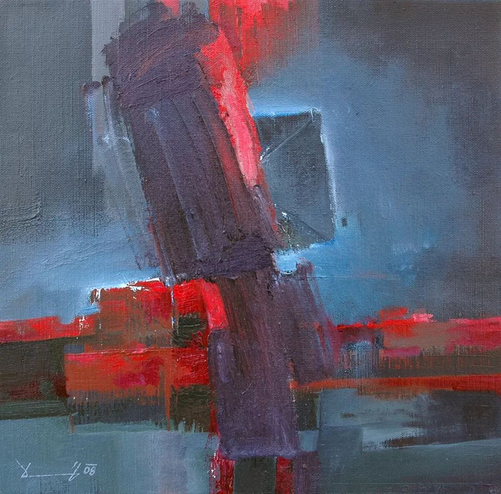 Painting from David Dvorsky named The idol II.