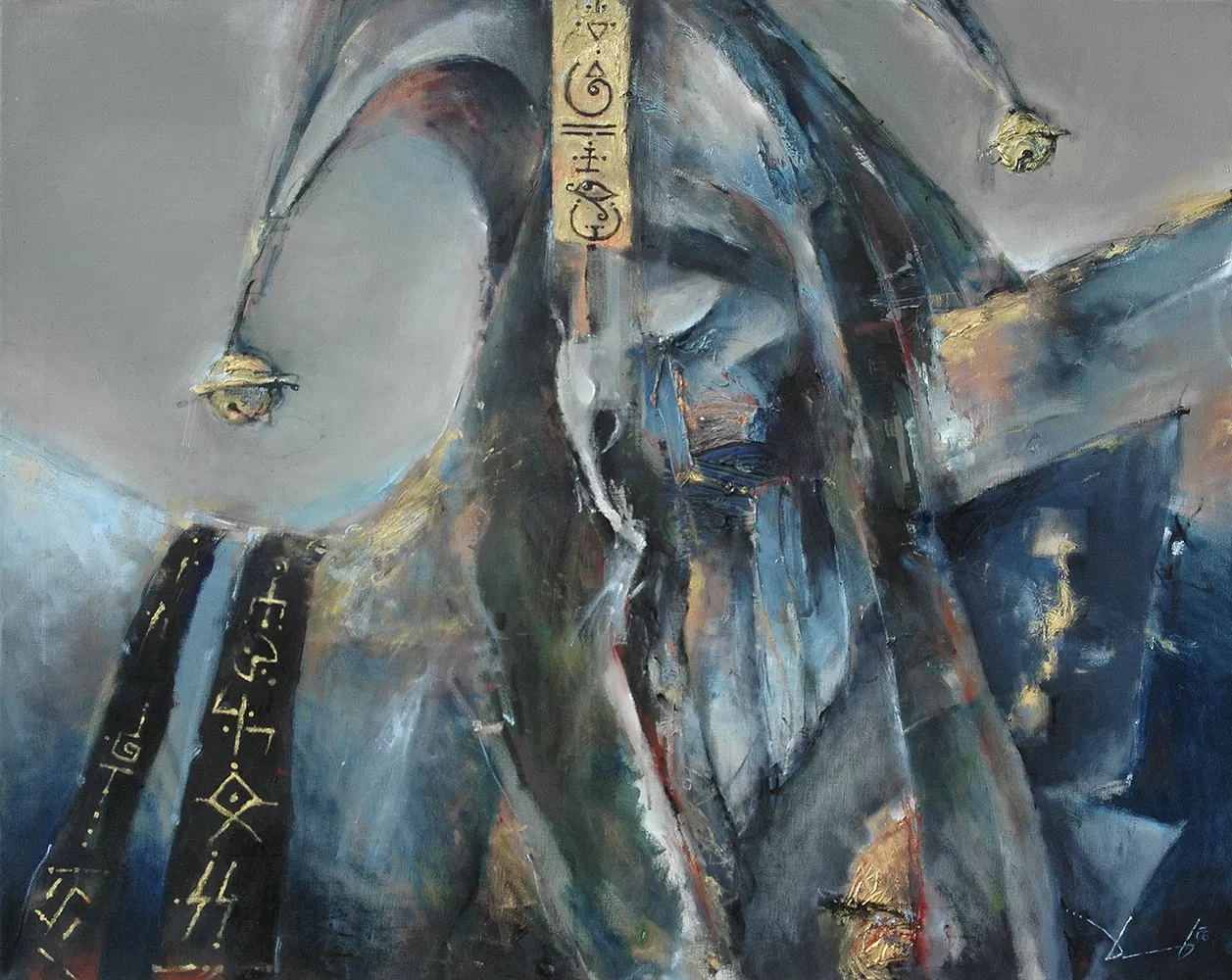 Painting from David Dvorsky named Abaddon - the modern Mickey Mouse