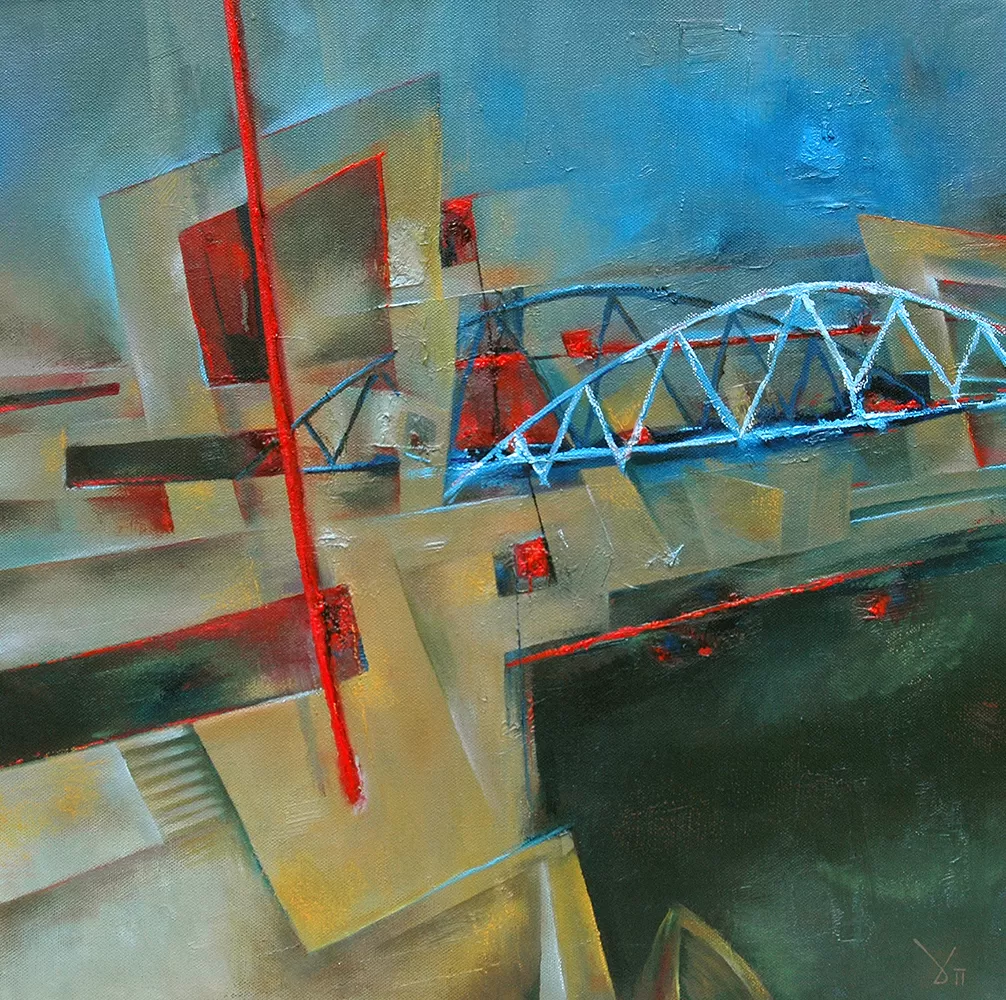 Painting from David Dvorsky named The Memory of the old bridge
