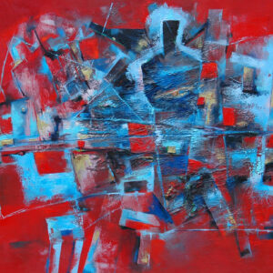 Painting from David Dvorsky named The alchemy II./II.