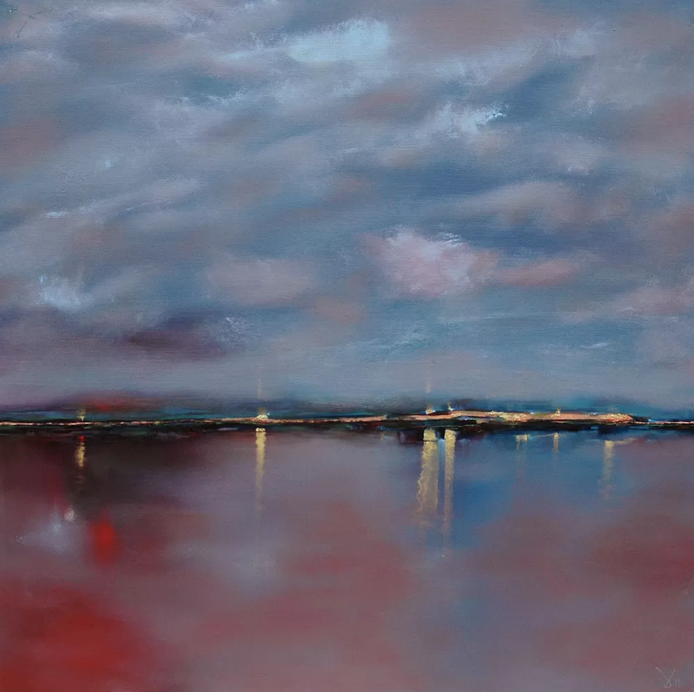 Painting from David Dvorsky named The promised land II.