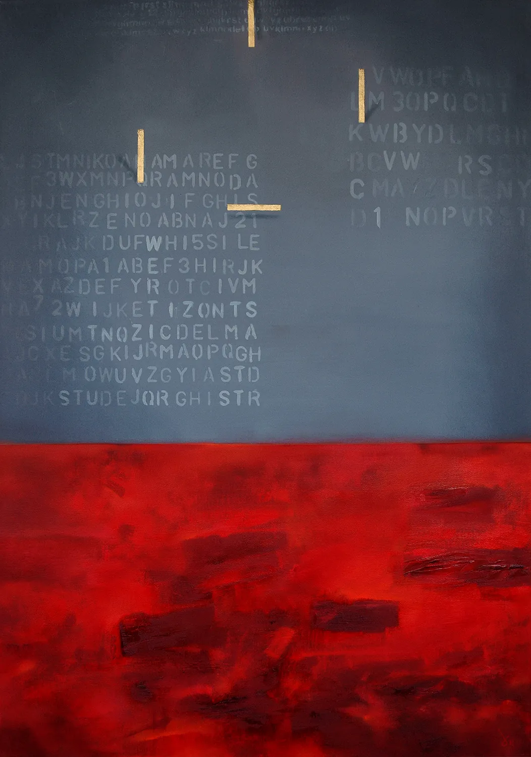 Painting from David Dvorsky named Wertizont VI.