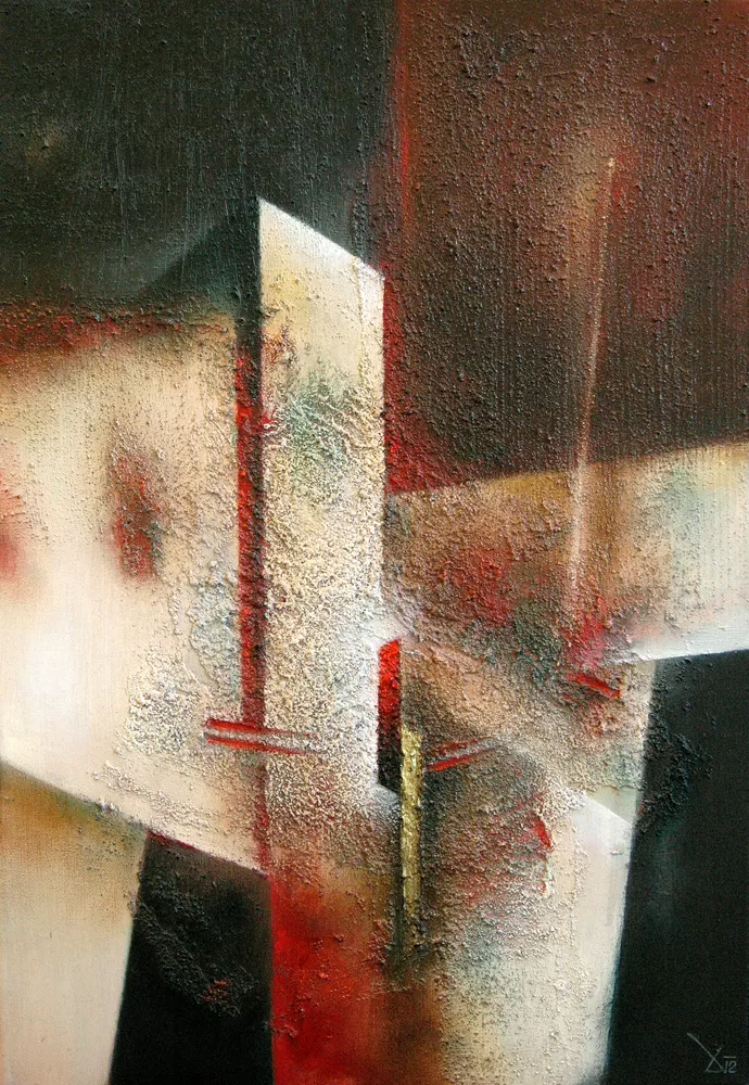 Painting from David Dvorsky named The light in the house