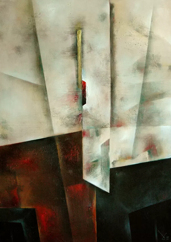 Painting from David Dvorsky named The light in the house II.