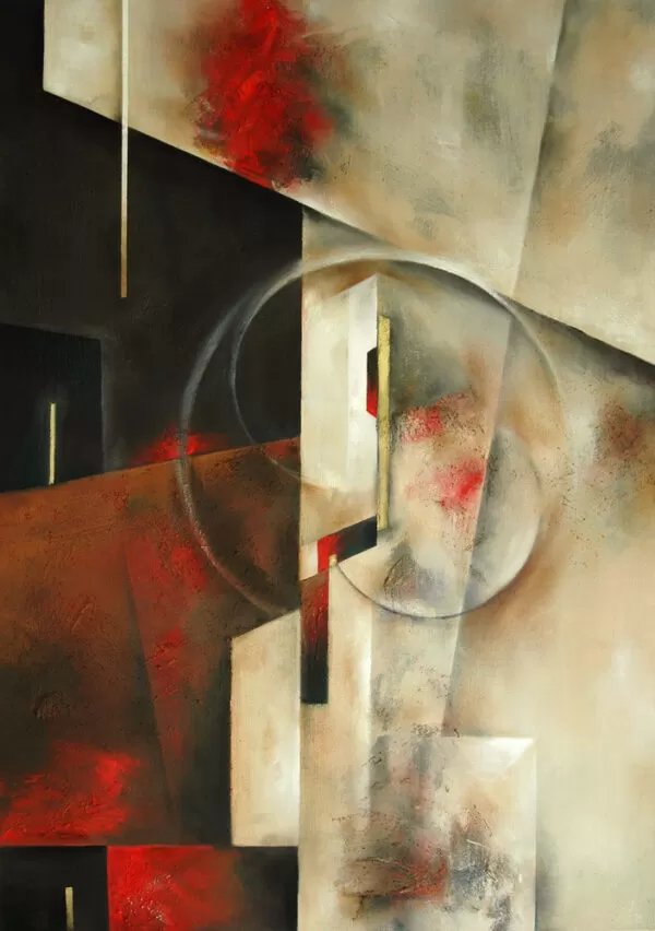 Painting from David Dvorsky named The conjunction I.
