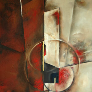Painting from David Dvorsky named The conjunction II.