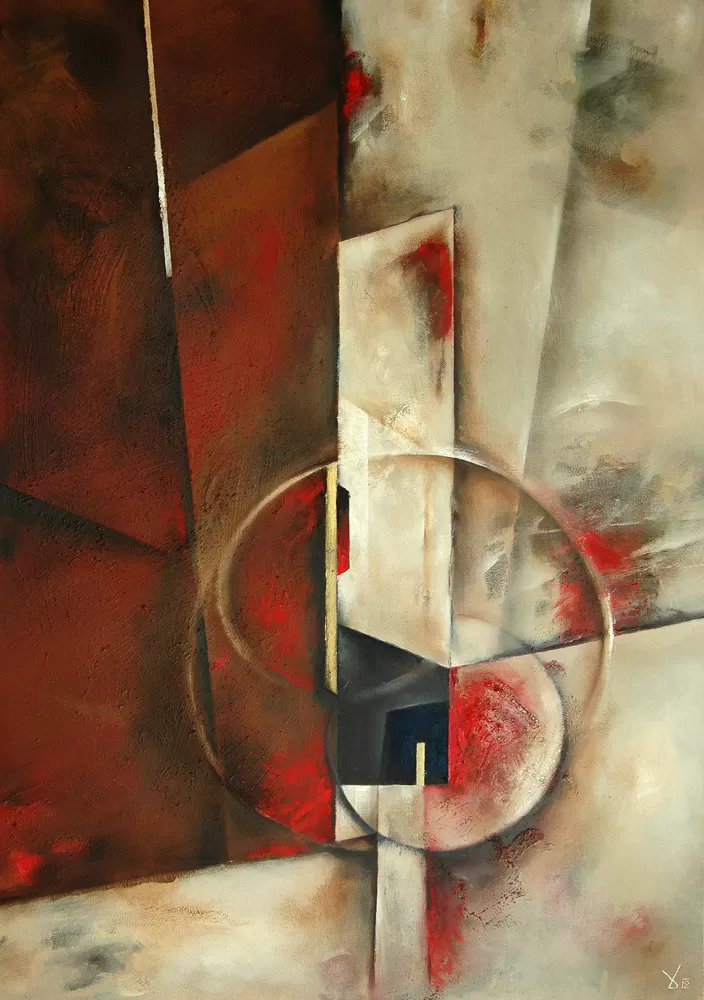 Painting from David Dvorsky named The conjunction II.