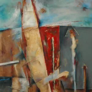 Painting from David Dvorsky named The runway 34