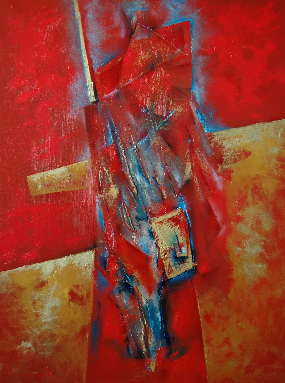 Painting from David Dvorsky named The ignition