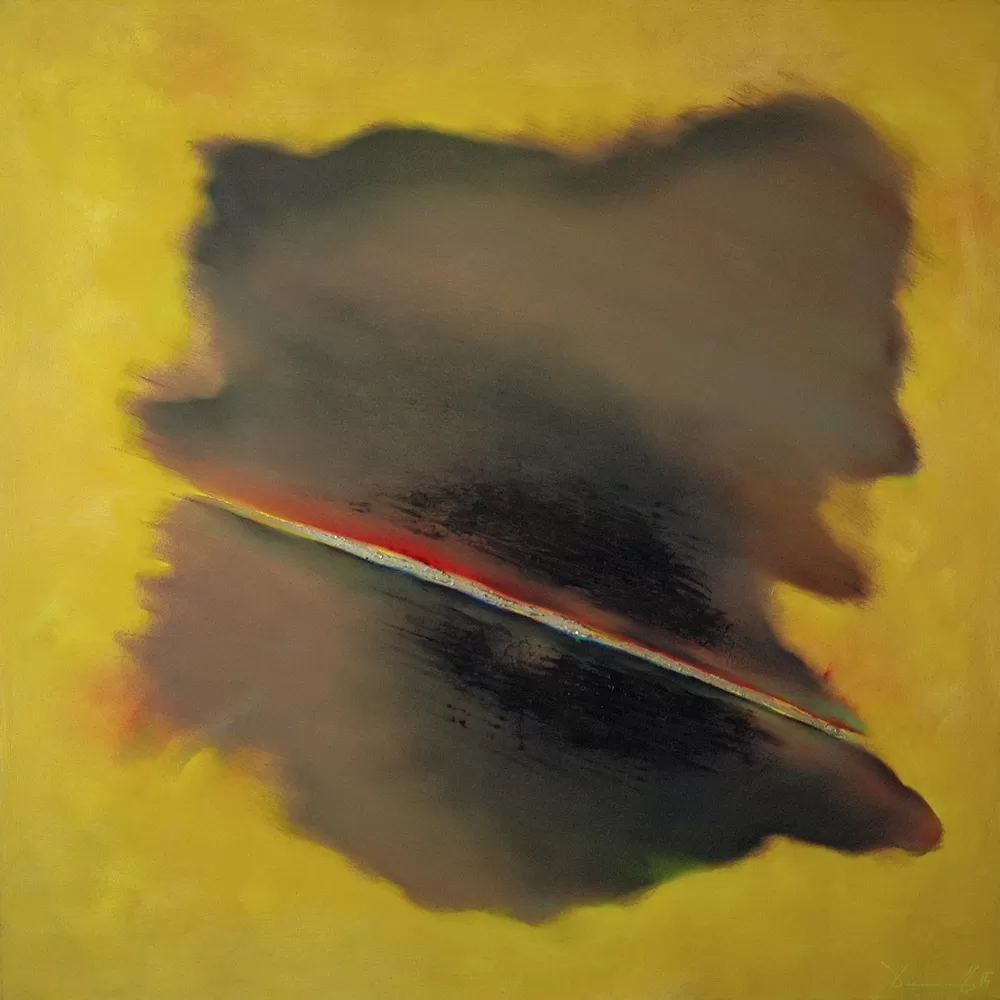 Painting from David Dvorsky named The true about yellow