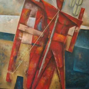 Painting from David Dvorsky named The archer