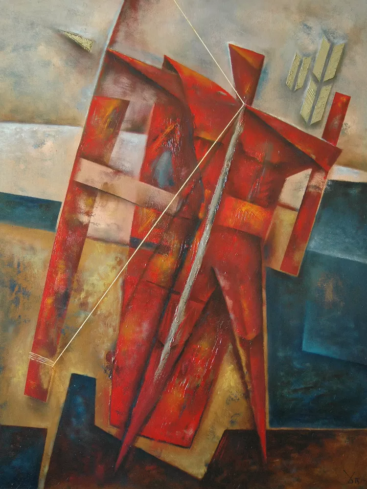 Painting from David Dvorsky named The archer