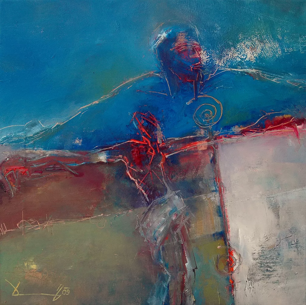 Painting from David Dvorsky named The inscrutable