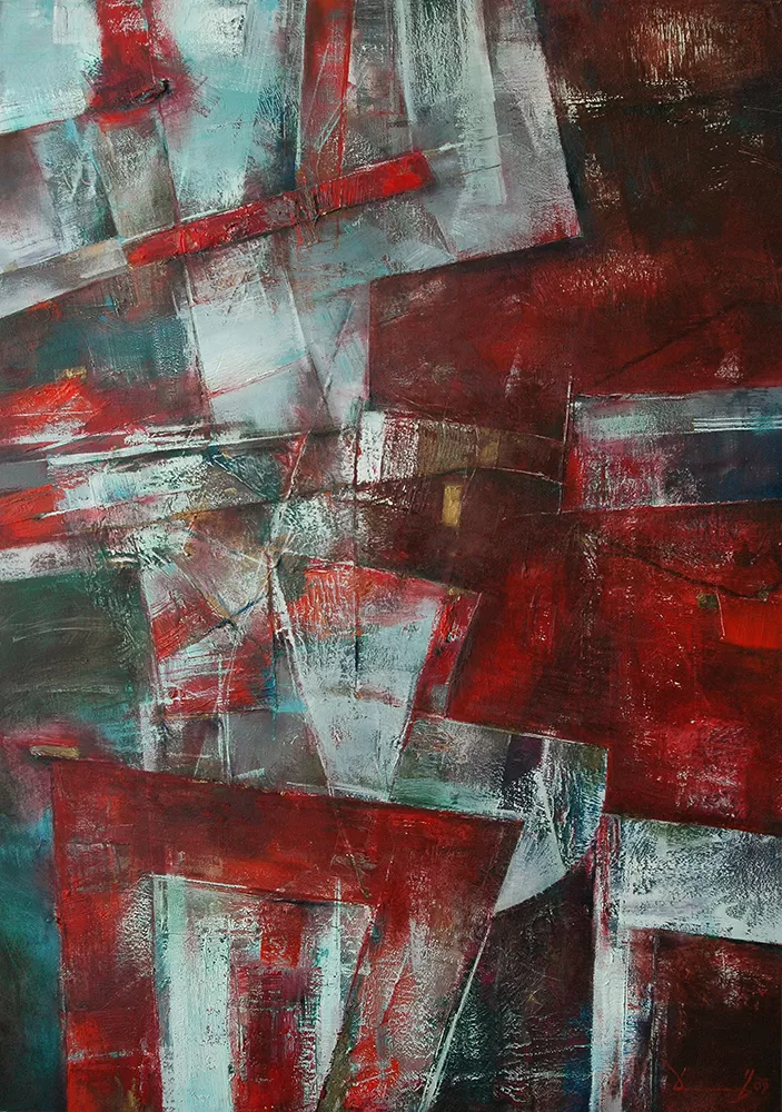 Painting from David Dvorsky named The outcry