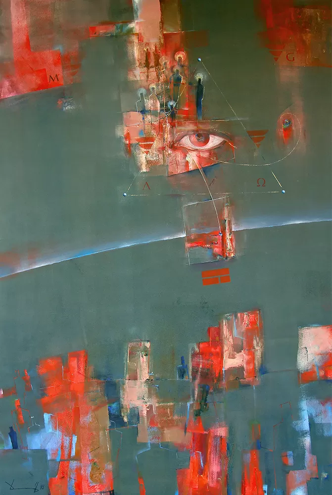 Painting from David Dvorsky named The cosmology