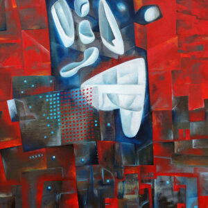 Painting from David Dvorsky named The angel of annunciation