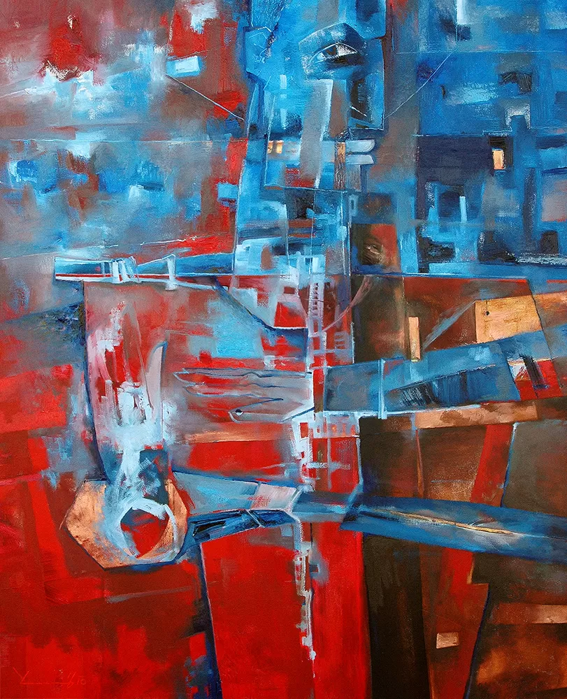 Painting from David Dvorsky named The self-portrait