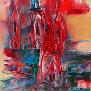 Painting from David Dvorsky named Saint Wenceslas Cathedral