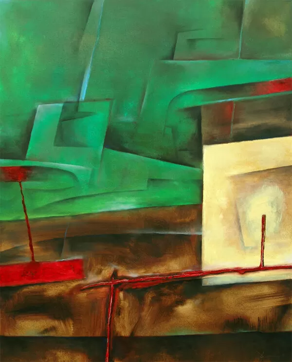 Painting from David Dvorsky named The journey (part I.)