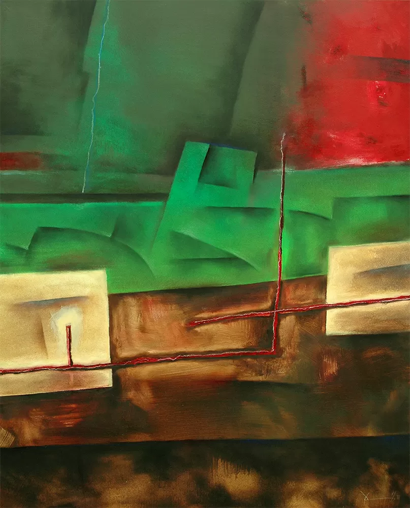 Painting from David Dvorsky named The journey (part III.)