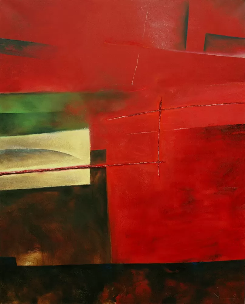 Painting from David Dvorsky named The journey (part IV.)