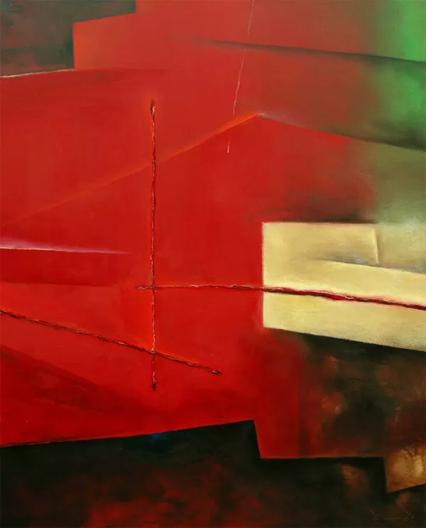 Painting from David Dvorsky named The journey (part VI.)