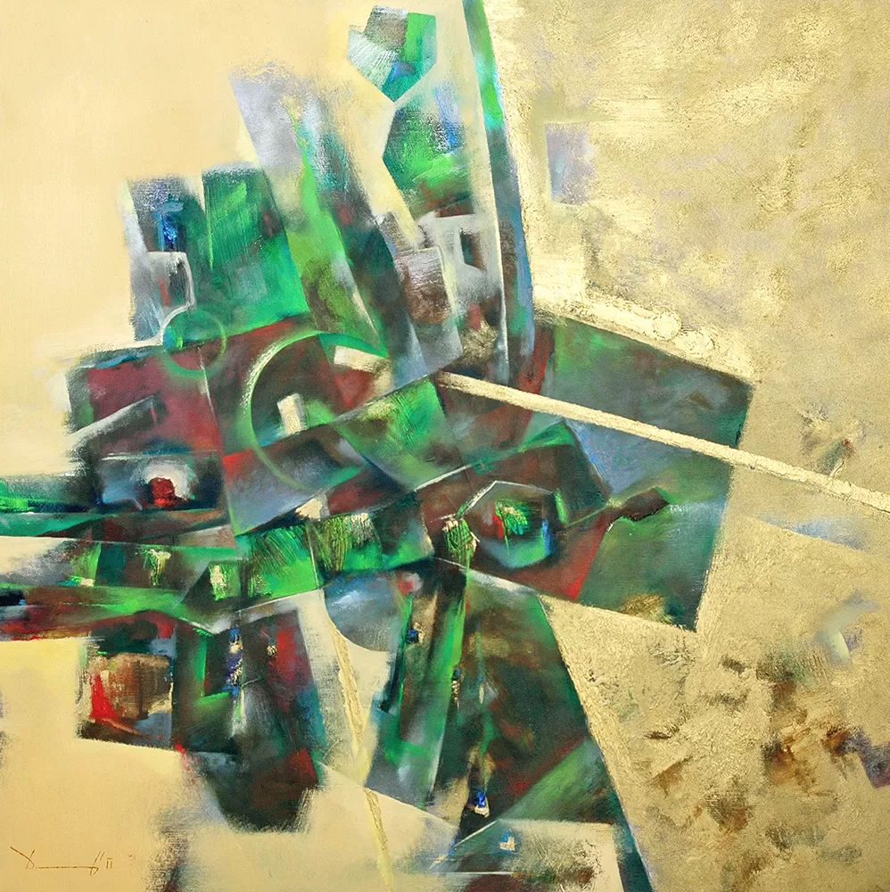 Painting from David Dvorsky named The objectification